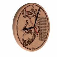 Idaho Vandals Laser Engraved Wood Clock