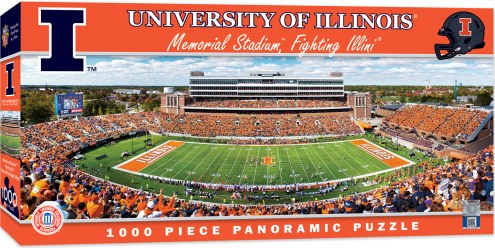 Illinois Fighting Illini 1000 Piece Panoramic Puzzle