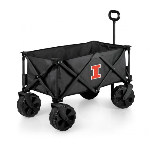 Illinois Fighting Illini Adventure Wagon with All-Terrain Wheels