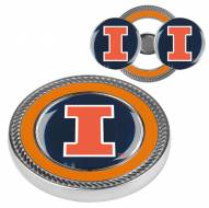 Illinois Fighting Illini Challenge Coin with 2 Ball Markers