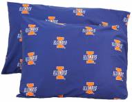 Illinois Fighting Illini Printed Pillowcase Set