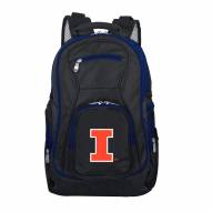 NCAA Illinois Fighting Illini Colored Trim Premium Laptop Backpack