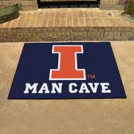 Illinois Fighting Illini Man Cave All-Star Rug
