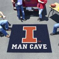 Illinois Fighting Illini Man Cave Tailgate Mat