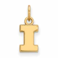 Illinois Fighting Illini NCAA Sterling Silver Gold Plated Extra Small Pendant