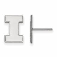 Illinois Fighting Illini Sterling Silver Small Post Earrings