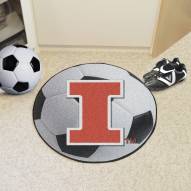 Illinois Fighting Illini Soccer Ball Mat