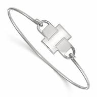 Illinois Fighting Illini Sterling Silver Wire Bangle Bracelet