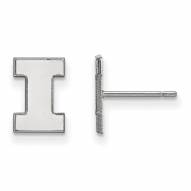 Illinois Fighting Illini Sterling Silver Extra Small Post Earrings