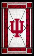 Indiana Hoosiers 11" x 19" Stained Glass Sign