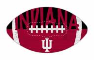 Indiana Hoosiers 12" Football Cutout Sign