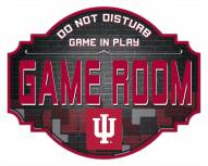 Indiana Hoosiers 12" Game Room Tavern Sign