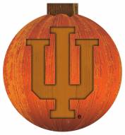 Indiana Hoosiers 12" Halloween Pumpkin Sign