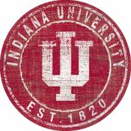 Indiana Hoosiers 24" Heritage Logo Round Sign