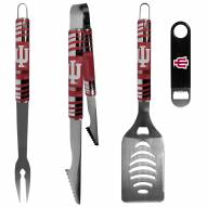 Indiana Hoosiers 3 pc BBQ Set and Bottle Opener