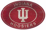 Indiana Hoosiers 46" Heritage Logo Oval Sign