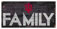 Indiana Hoosiers 6" x 12" Family Sign