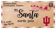 Indiana Hoosiers 6" x 12" To Santa Sign