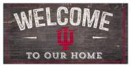 Indiana Hoosiers 6" x 12" Welcome Sign