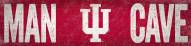 Indiana Hoosiers 6" x 24" Man Cave Sign
