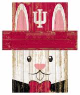 Indiana Hoosiers 6" x 5" Easter Bunny Head