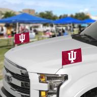 Indiana Hoosiers Ambassador Car Flags