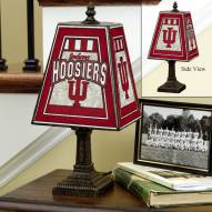 Indiana Hoosiers Art Glass Table Lamp