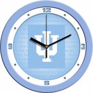 Indiana Hoosiers Baby Blue Wall Clock