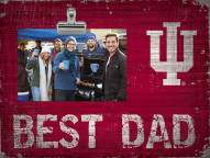 Indiana Hoosiers Best Dad Clip Frame