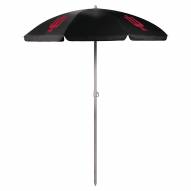 Indiana Hoosiers Black Beach Umbrella