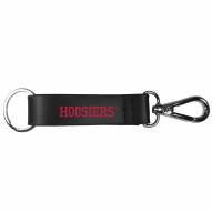 Indiana Hoosiers Black Strap Key Chain