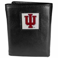 Indiana Hoosiers Deluxe Leather Tri-fold Wallet in Gift Box