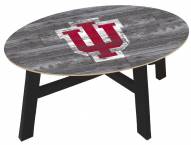 Indiana Hoosiers Distressed Wood Coffee Table
