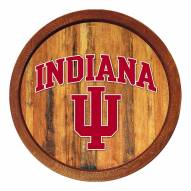 Indiana Hoosiers "Faux" Barrel Top Sign