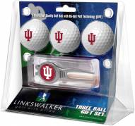 Indiana Hoosiers Golf Ball Gift Pack with Kool Tool