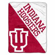 Indiana Hoosiers Halftone Raschel Blanket