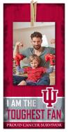 Indiana Hoosiers I am the Toughest Fan 6" x 12" Sign