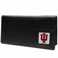 Indiana Hoosiers Leather Checkbook Cover