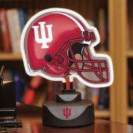 Indiana Hoosiers Neon Helmet Desk Lamp