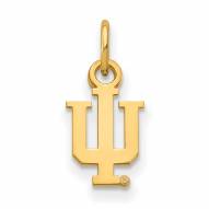 Indiana Hoosiers NCAA Sterling Silver Gold Plated Extra Small Pendant