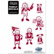 Indiana Hoosiers Small Family Decal Set