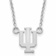 Indiana Hoosiers Sterling Silver Small Pendant Necklace