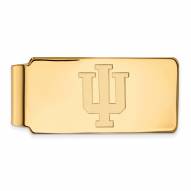 Indiana Hoosiers Sterling Silver Gold Plated Money Clip