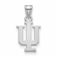 Indiana Hoosiers Sterling Silver Small Pendant