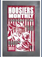 Indiana Hoosiers Team Monthly 11" x 19" Framed Sign