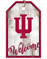Indiana Hoosiers Welcome Team Tag 11" x 19" Sign