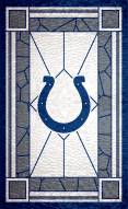 Indianapolis Colts 11" x 19" Stained Glass Sign