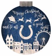 Indianapolis Colts 12" Christmas Village Wall Art