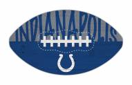 Indianapolis Colts 12" Football Cutout Sign