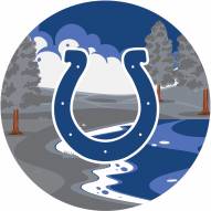 Indianapolis Colts 12" Landscape Circle Sign